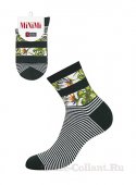 Новинка - фантазийные женские хлопковые носки Mini Style 4604 в коллекции бренда Minimi