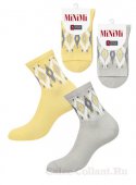 Новинка - фантазийные женские хлопковые носки Mini Style 4605 в коллекции бренда Minimi