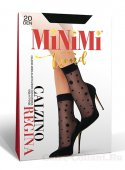 Новинка - женские тонкие фантазийные носки Regina 20 в горошек разного размера в коллекции бренда Minimi