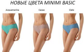 Новые цвета в палитре популярных моделей коллекции женского поясного белья марки Minimi