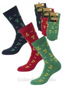Новинка в коллекции мужских носков марки Omsa Style 512 - хлопковые носки с рисунком