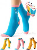 Новинка - женские высокие хлопковые носки с рисунком Mini Trend 4217 и Mini Trend 4219 в коллекции бренда Minimi Новинка - женские высокие хлопковые носки с рисунком Mini Trend 4217 и Mini Trend 4219 в коллекции бренда Minimi